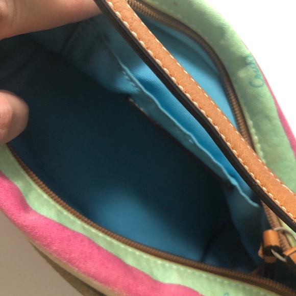 Coach Colorful Watercolor Top Handle Small Clutch - Picture 5 of 9